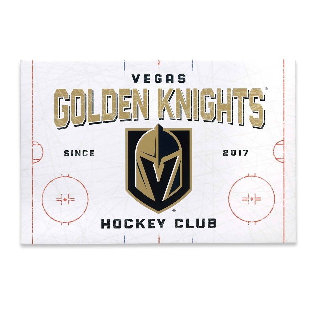 Nhl Vegas Golden Knights Rink Canvas