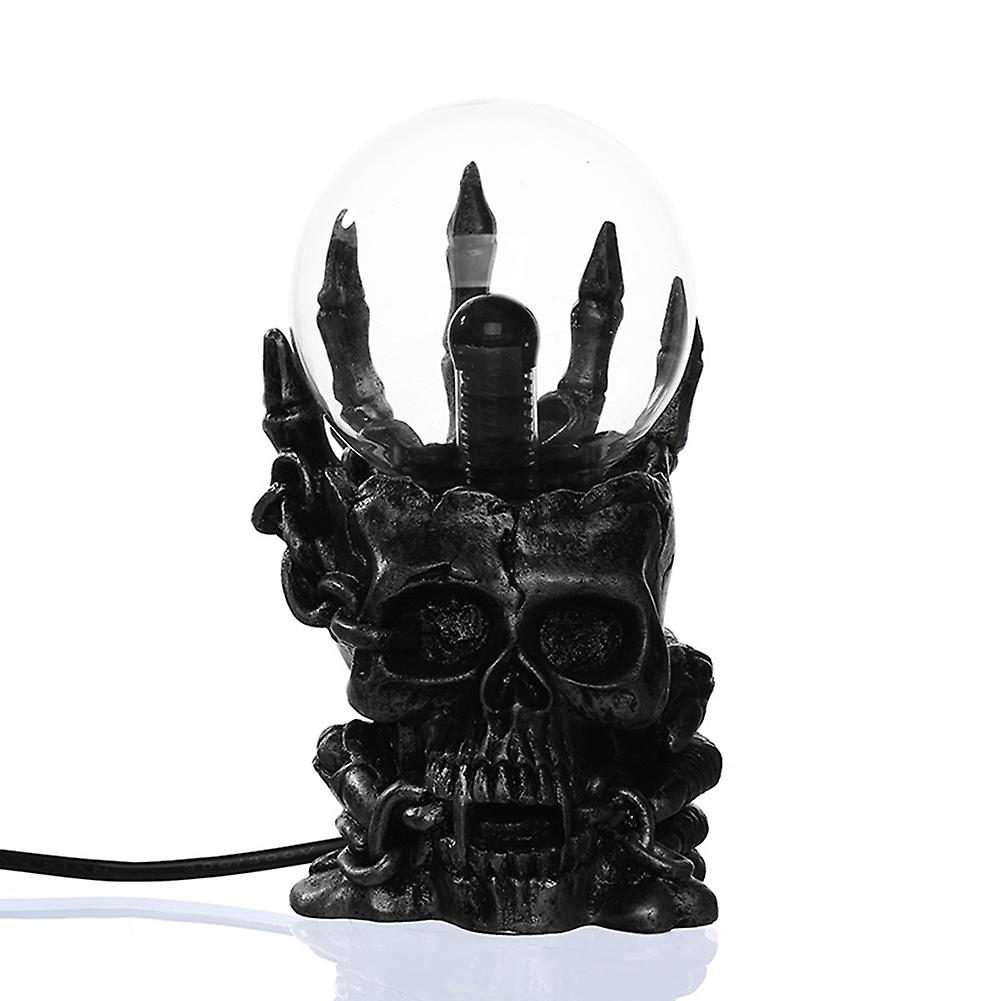 Halloween Skull Hand Lightning Ball Luminous Electronic Induction Ball Luminous Decorative Toy New