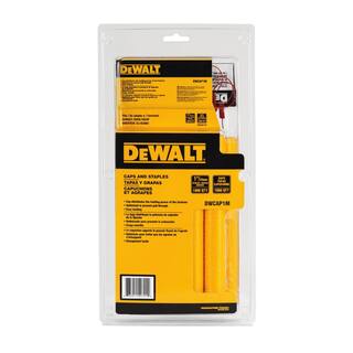 DW 18-Gauge 516 in. Crown Cap Staples (1000 Pack) DWCAP1M