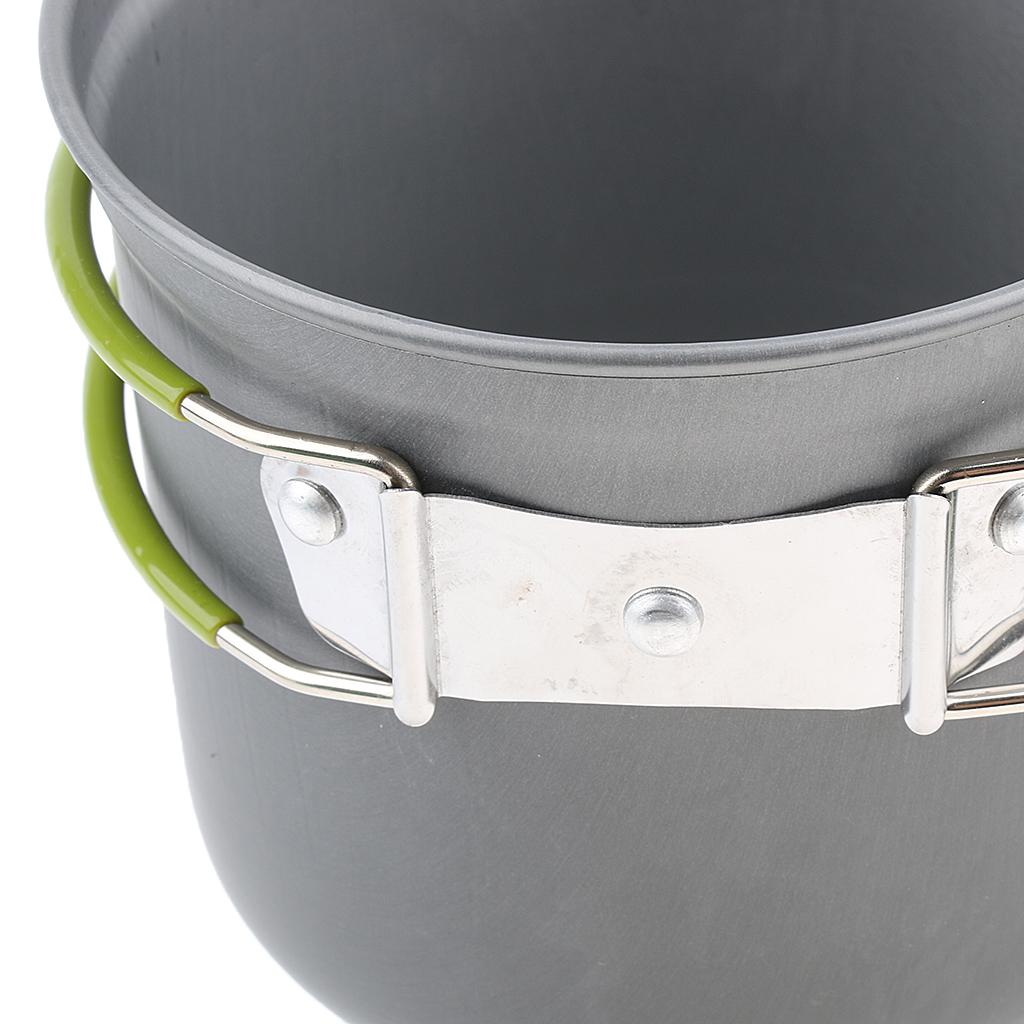 Portable Outdoor Cookware Camping Picnic Cooking Bowl pot Set Small