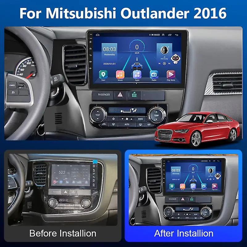 Android Car Radio Carplay For Mitsubishi Outlander 2016 Multimedia Player GPS Navigation WIFI 2din