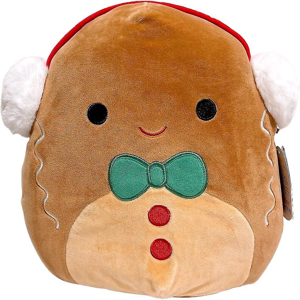 Squishmallows Kellytoy 2022 Christmas 12 Jordan Gingerbread Boy Holiday Xmas Plush Doll