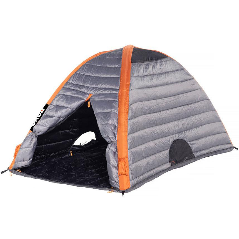 Crua Outdoors Culla 2-Person Dome Inner Camping Tent， Insulated， Dampens Noise and Light， Grey