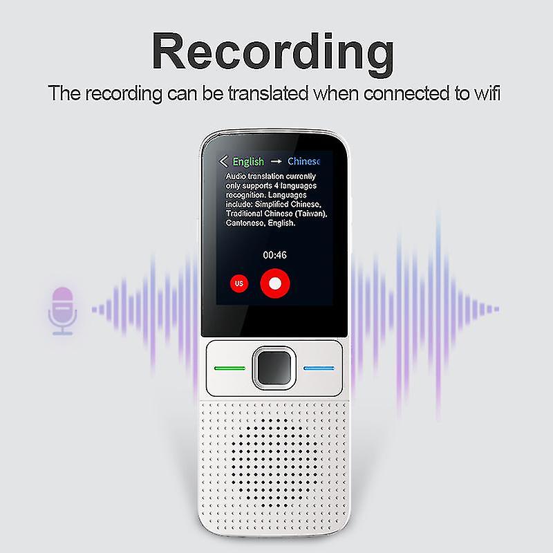 T10 Intelligent Voice Translator 137 Languages Wifi Translator