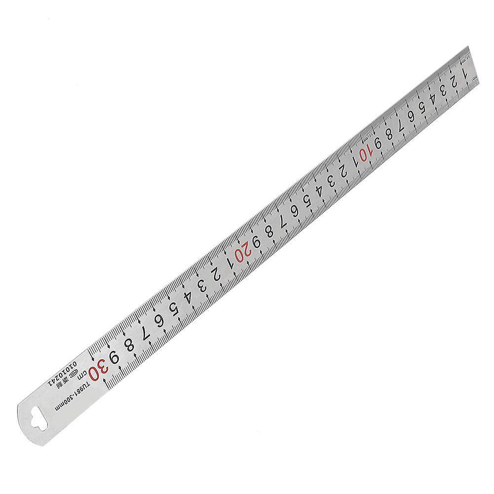 300mm Stainless Steel Ruler Measurement Tool Metric Markings