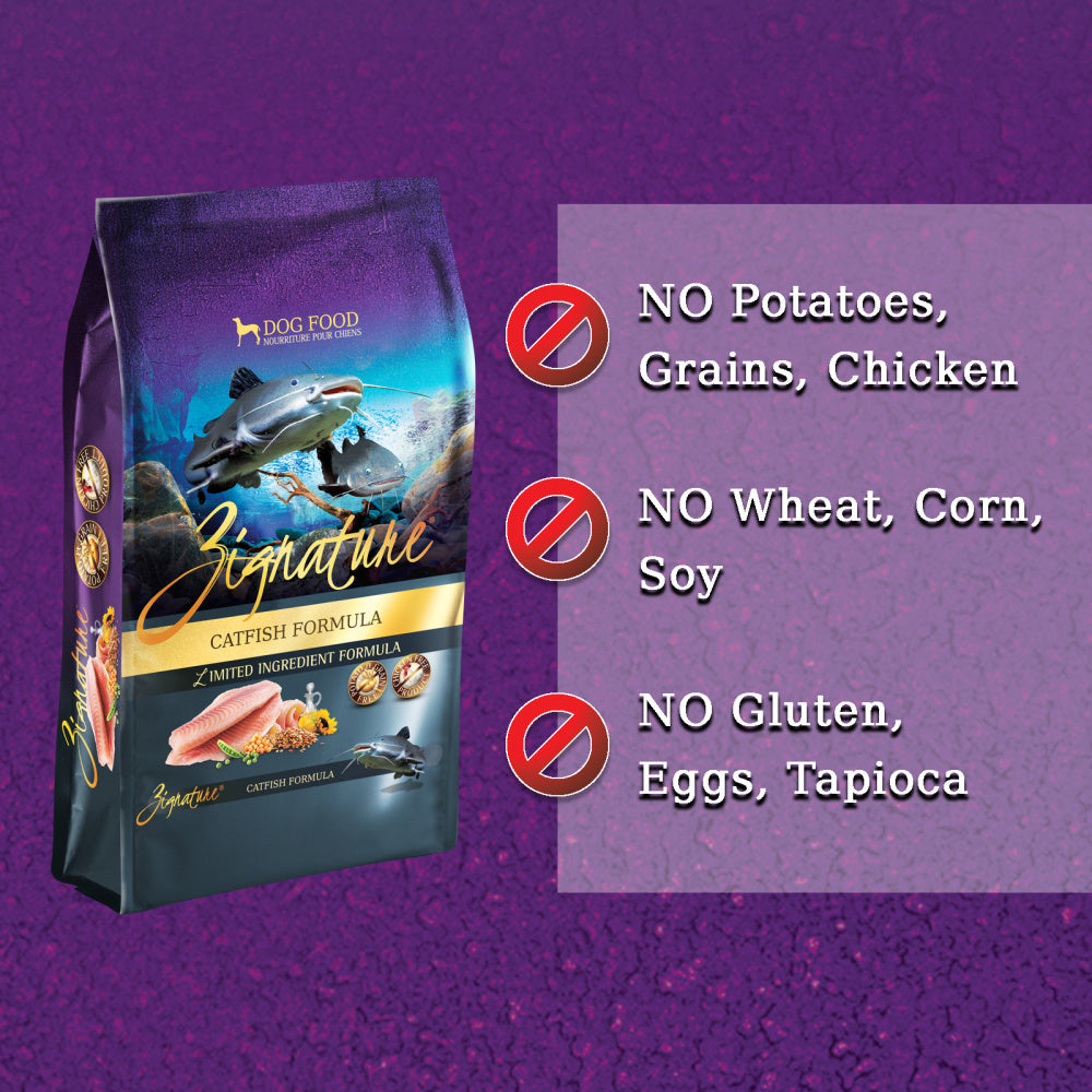 Zignature Limited Ingredient Diet Grain Free Catfish Recipe Dry Dog Fo andndash; Pet Empire and Supplies