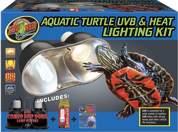 Zoo Med Aquatic Turtle UVB and Heat Lighting Kit