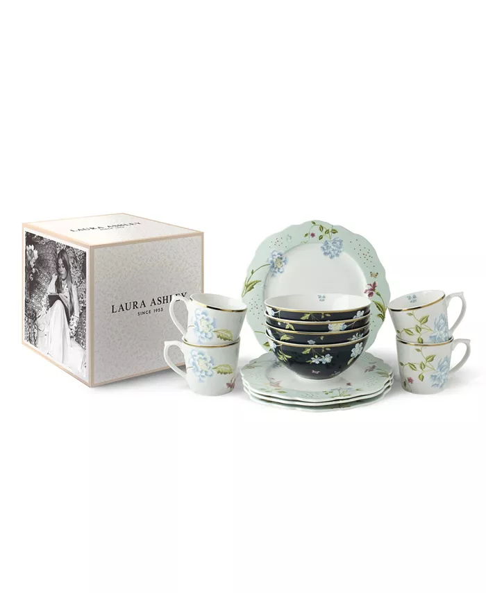 Laura Ashley Heritage Collectables Dinner Set in Gift Box 12 Pieces