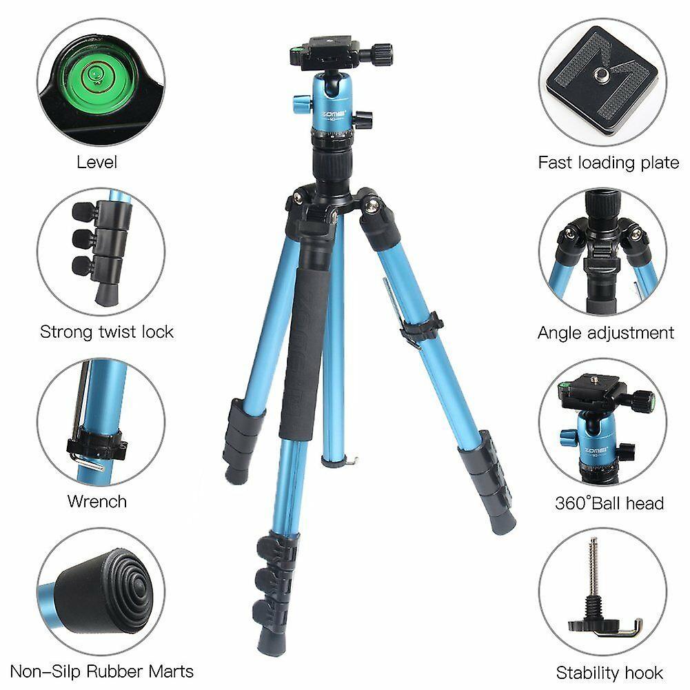 Zomei 62.5 Lightweight Alluminum Alloy Tripod Monopod For Nikon Canon Camera