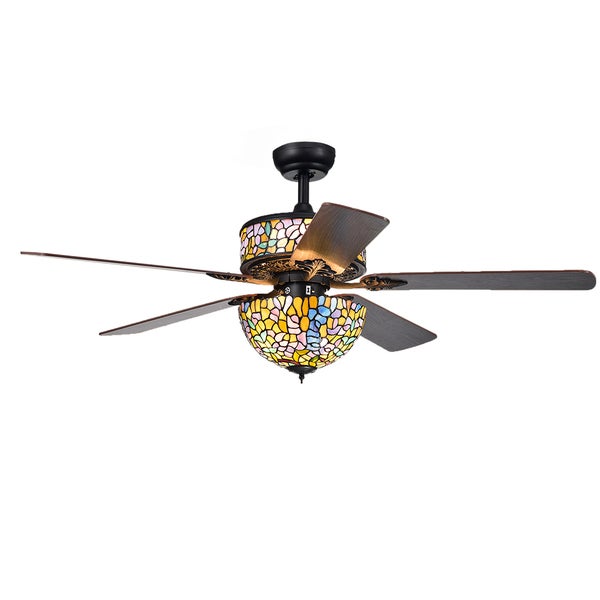 Hayfield 5-Blade  Lamp 52-Inch Ceiling Fan Shopping - The Best Deals on Ceiling Fans | 25504952