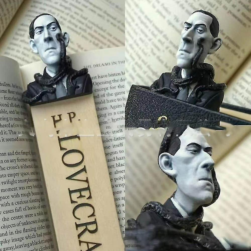 Horror Bookmarks With Classic Movie Figures Statue，resin-21cm