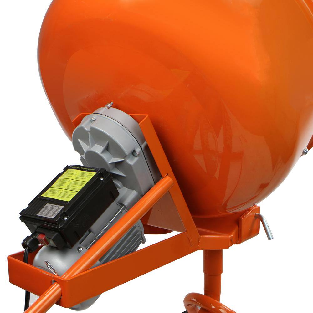 XtremepowerUS 5.0 cu. ft. 120-Volt 12 HP Heavy-Duty Commercial Electric Concrete and Cement Mixer 67001-H3