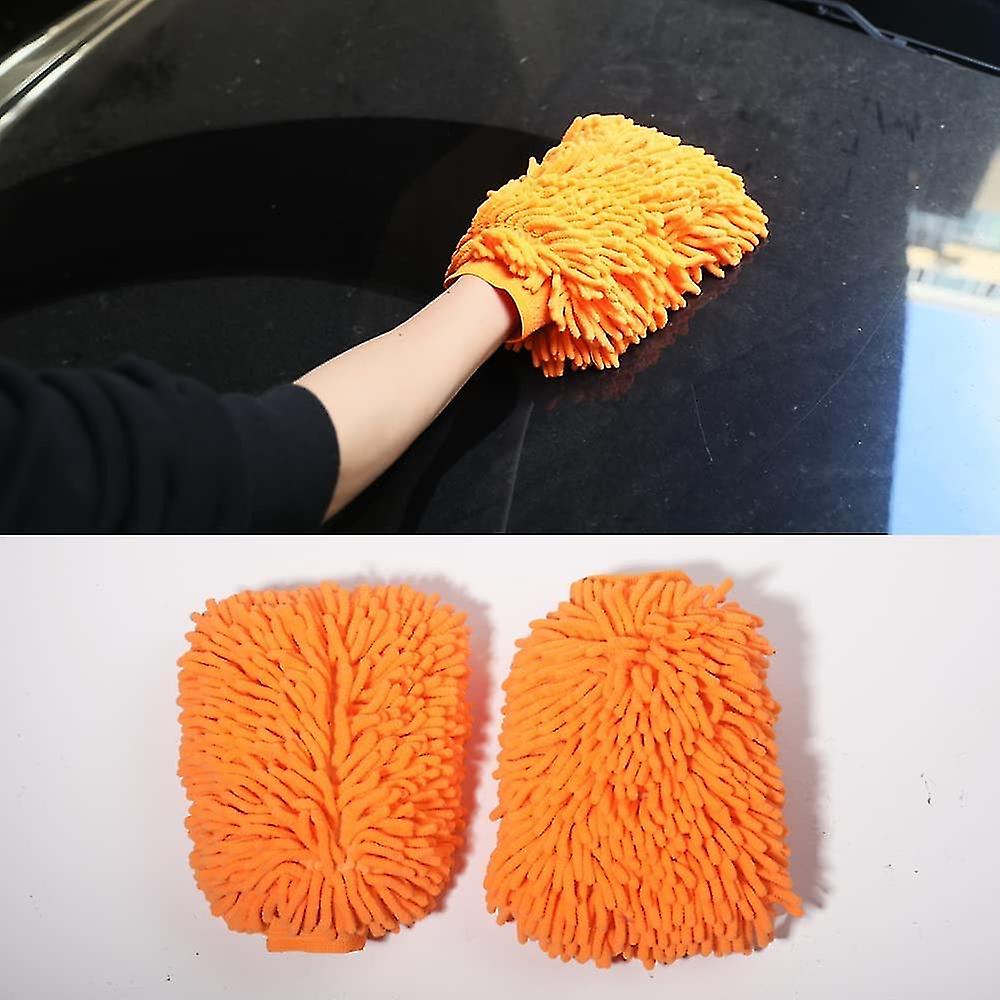 2 Pack Chenille Wash Mitt Wash Mitt For Car Microfiber Wash Mitt Wash Mitts Car