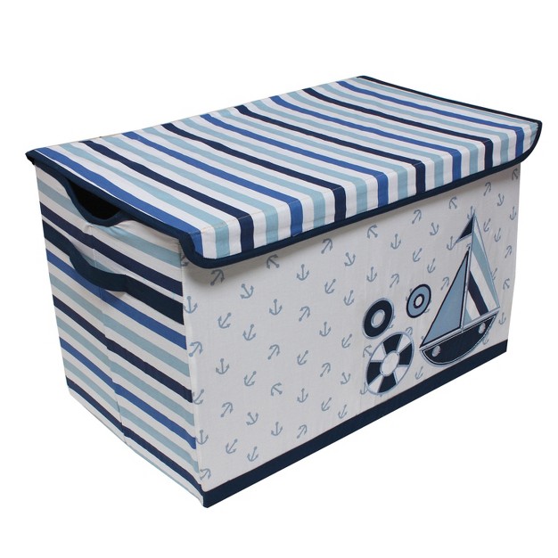 Bacati Little Sailor Storage Toy Chest