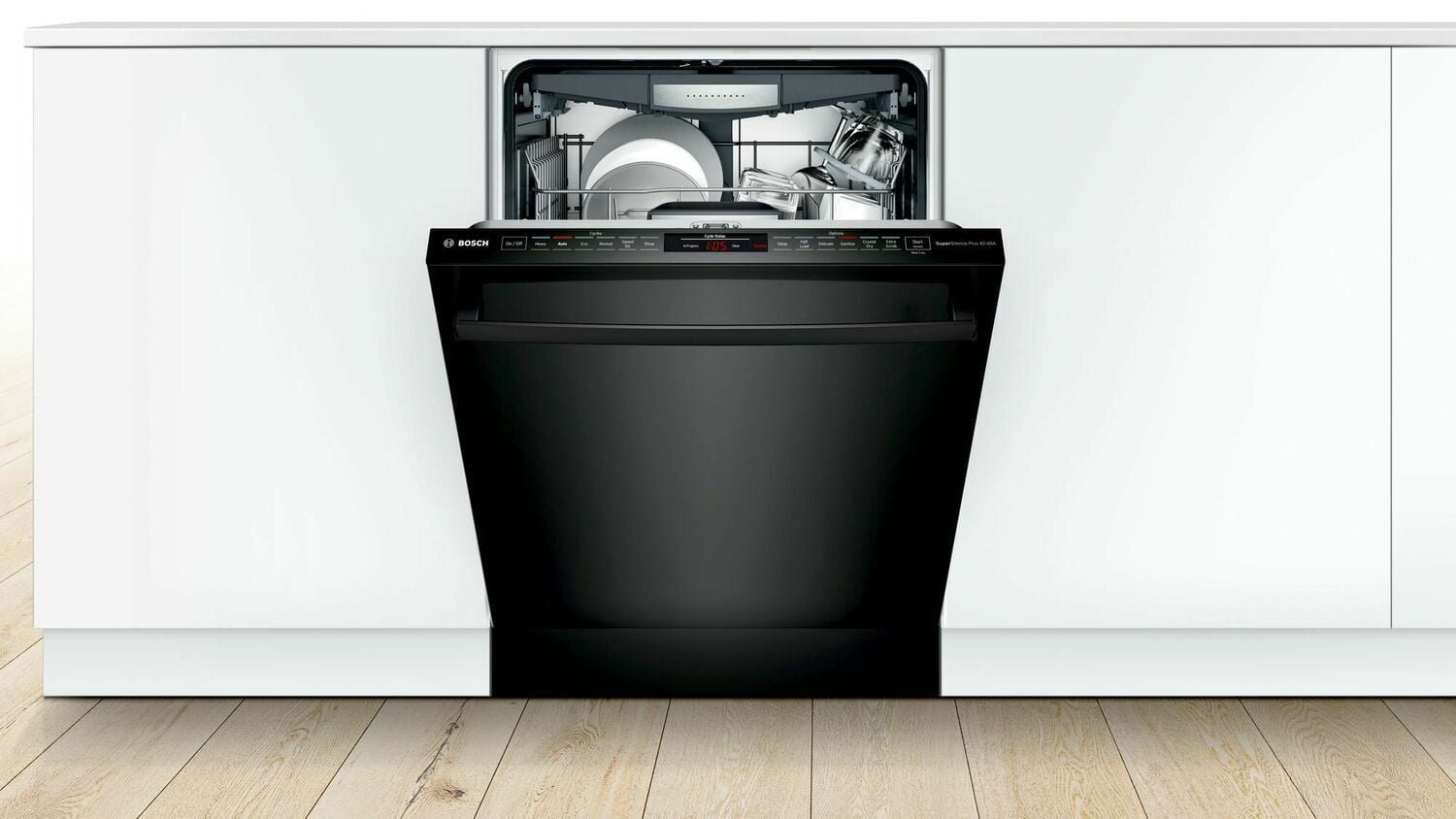 Bosch SHX878ZD6N 800 Series Dishwasher 24'' Black Shx878Zd6N