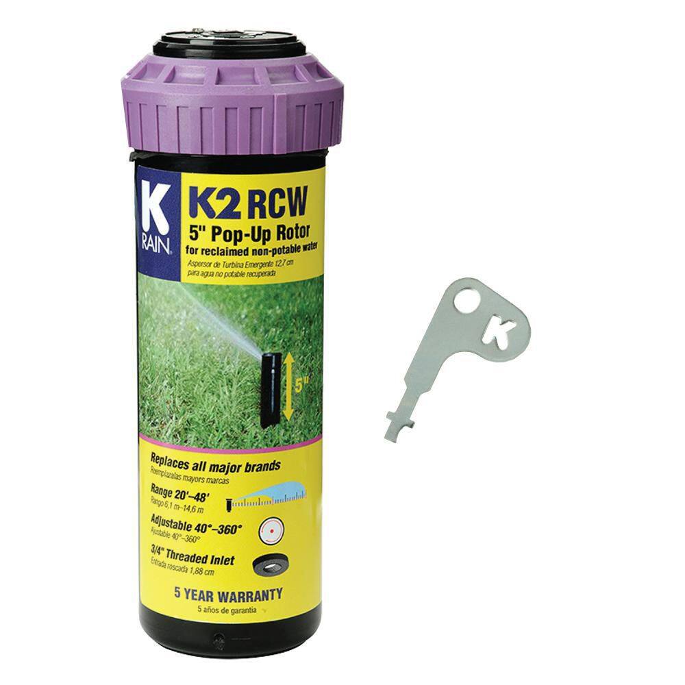 K-Rain 5 in. K2 Smartset Reclaim Water Gear Drive Pop-UpRotary Sprinkler 91032