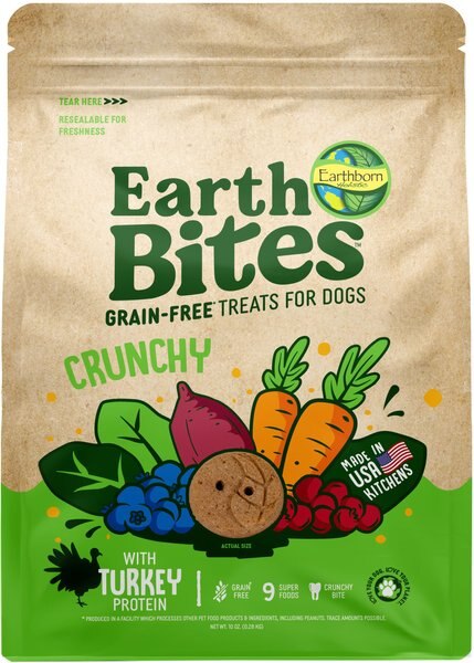 Earthborn Holistic Turkey Flavored Crunchy Dog Treats