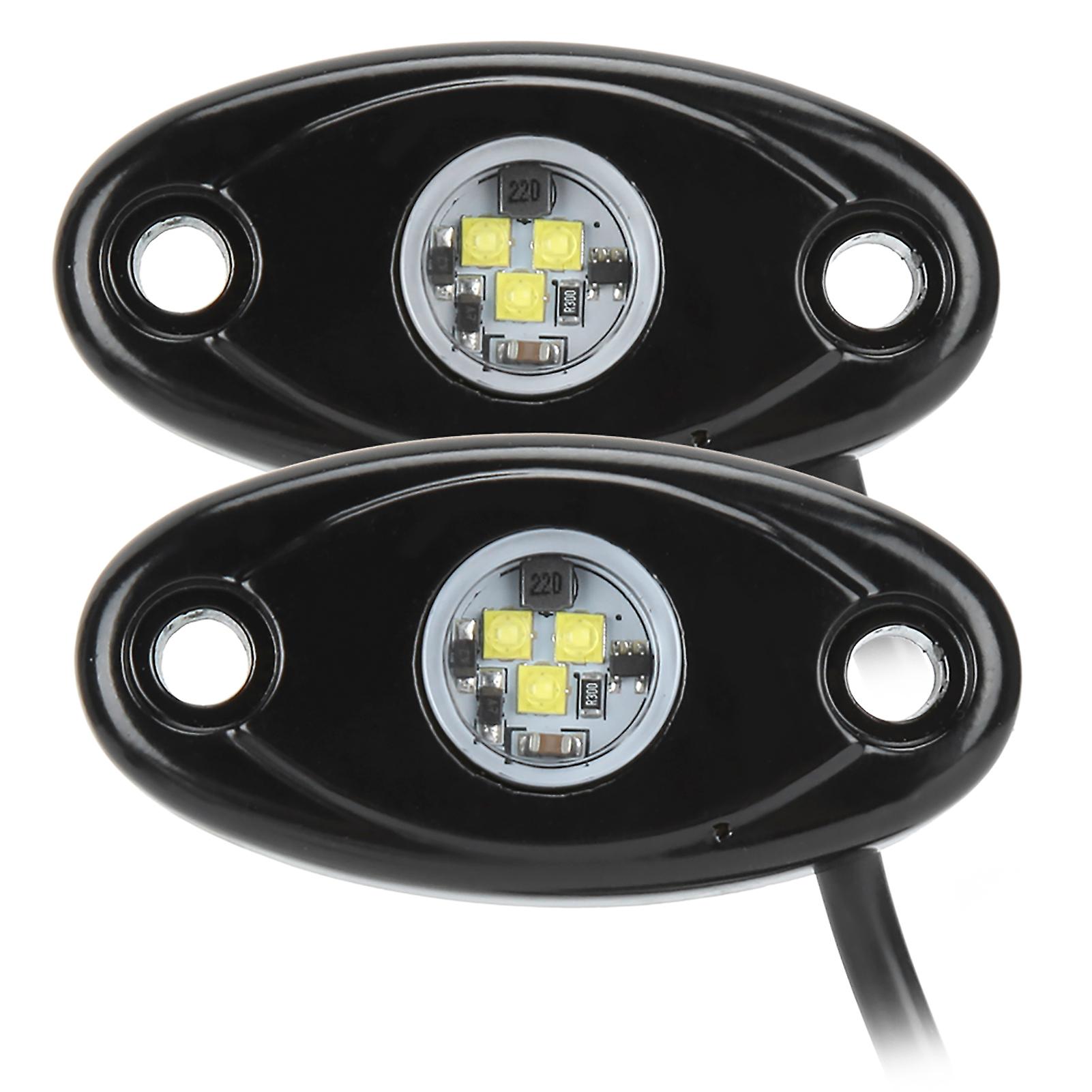 2pcs 9w Led Chassis Light Atmosphere Ambient Lamp Undercar Decoration For Car Truck Boat Yacht