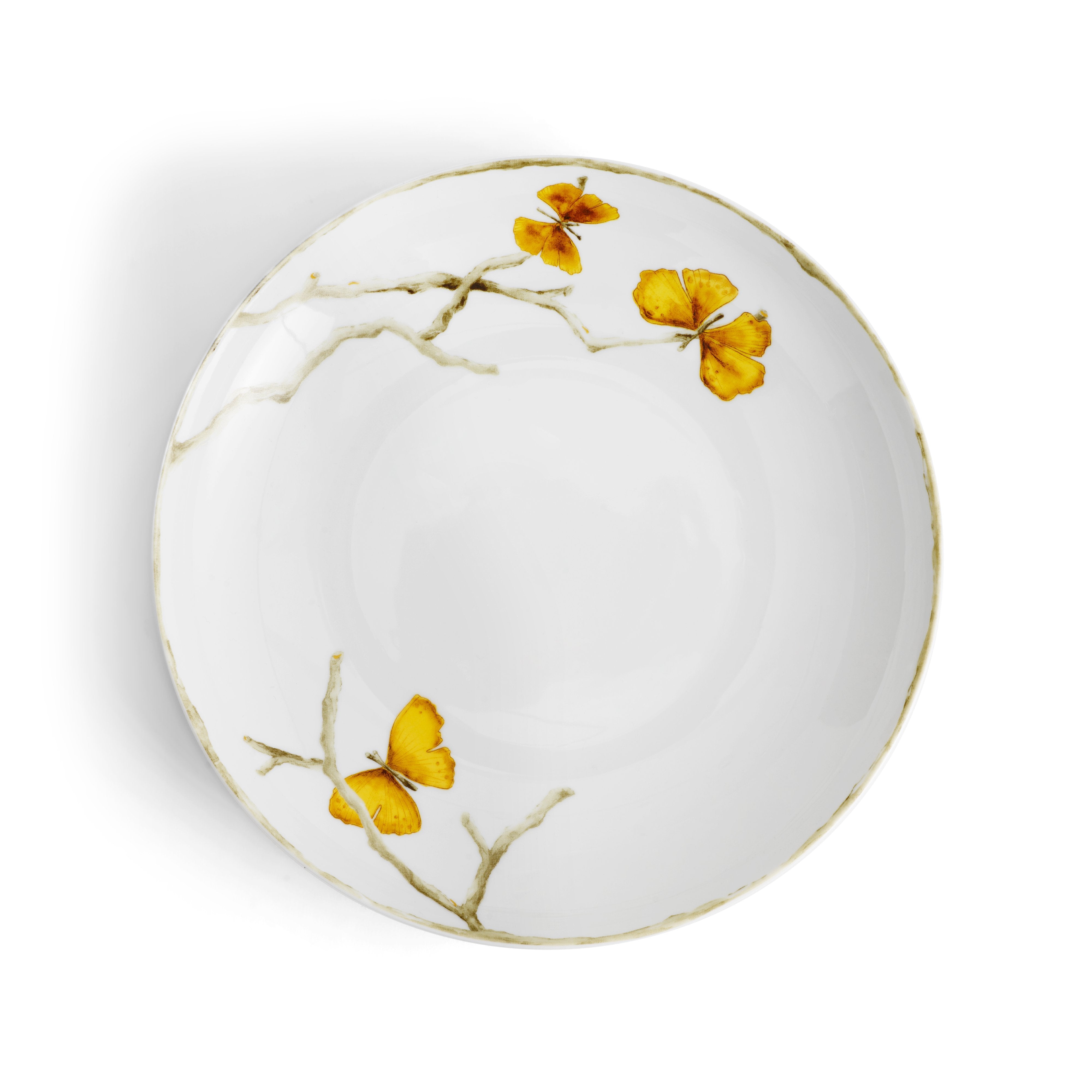 Butterfly Ginkgo Gold Dinnerware