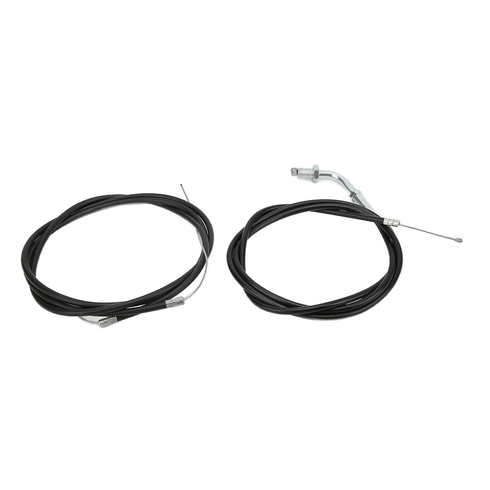 Throttle Clutch Cable Kit Pvc Steel High Tenacity For 49cc 66cc 80cc Motorized Bicycle