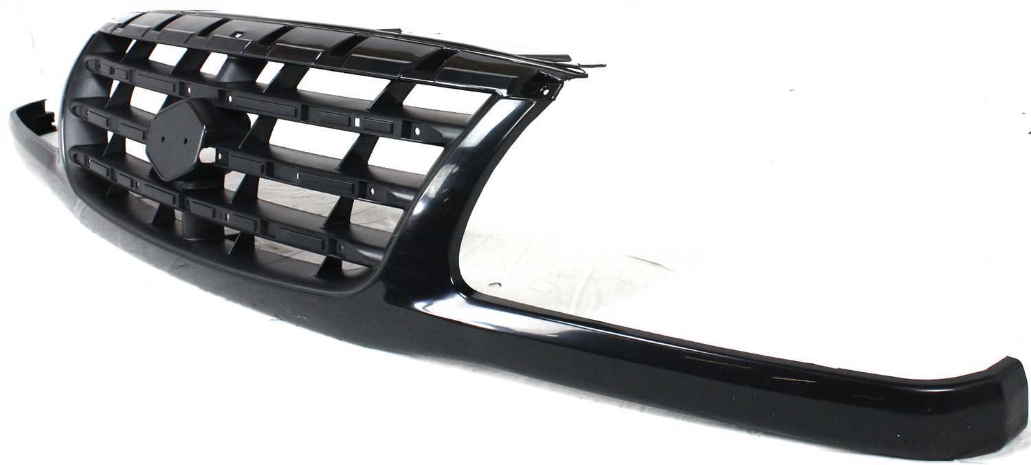 Grille Assembly Compatible With 2001-2005 Suzuki Grand Vitara 2001-2004 Painted Black Shell and Insert