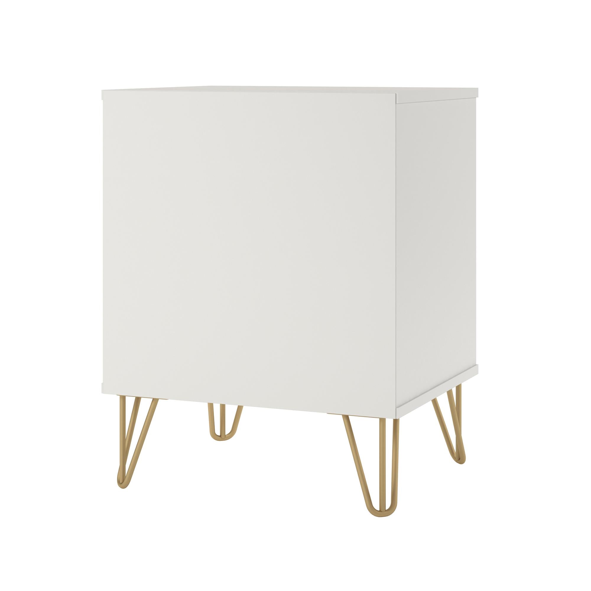 Novogratz Finley Nightstand, White