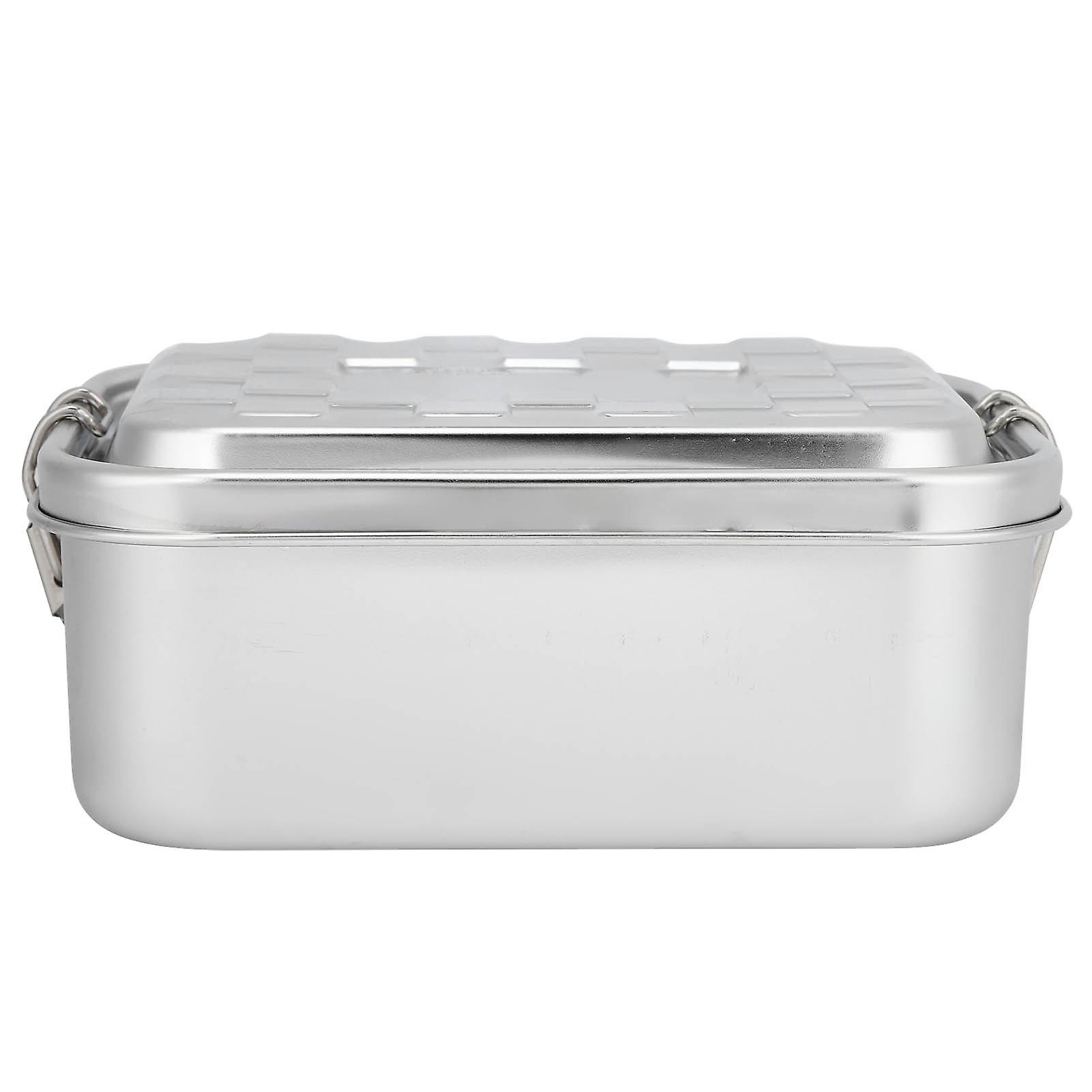 Single Layer Lunch Box Food Bento Container Stainless Steel 304 Home Accessory for StudentsSmall