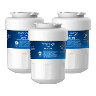 Waterdrop WDP-MWF Replacement for GE MWF Refrigerator Water Filter 3-Filters (Package May Vary) B-WDP-F13-3