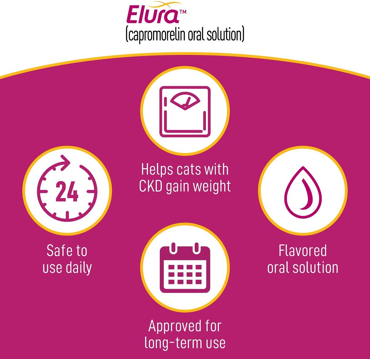 Elura (capromorelinoral solution) for Cats