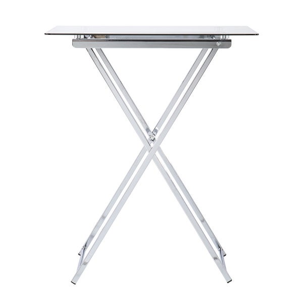 SEI Furniture Hinding Folding Tray Table