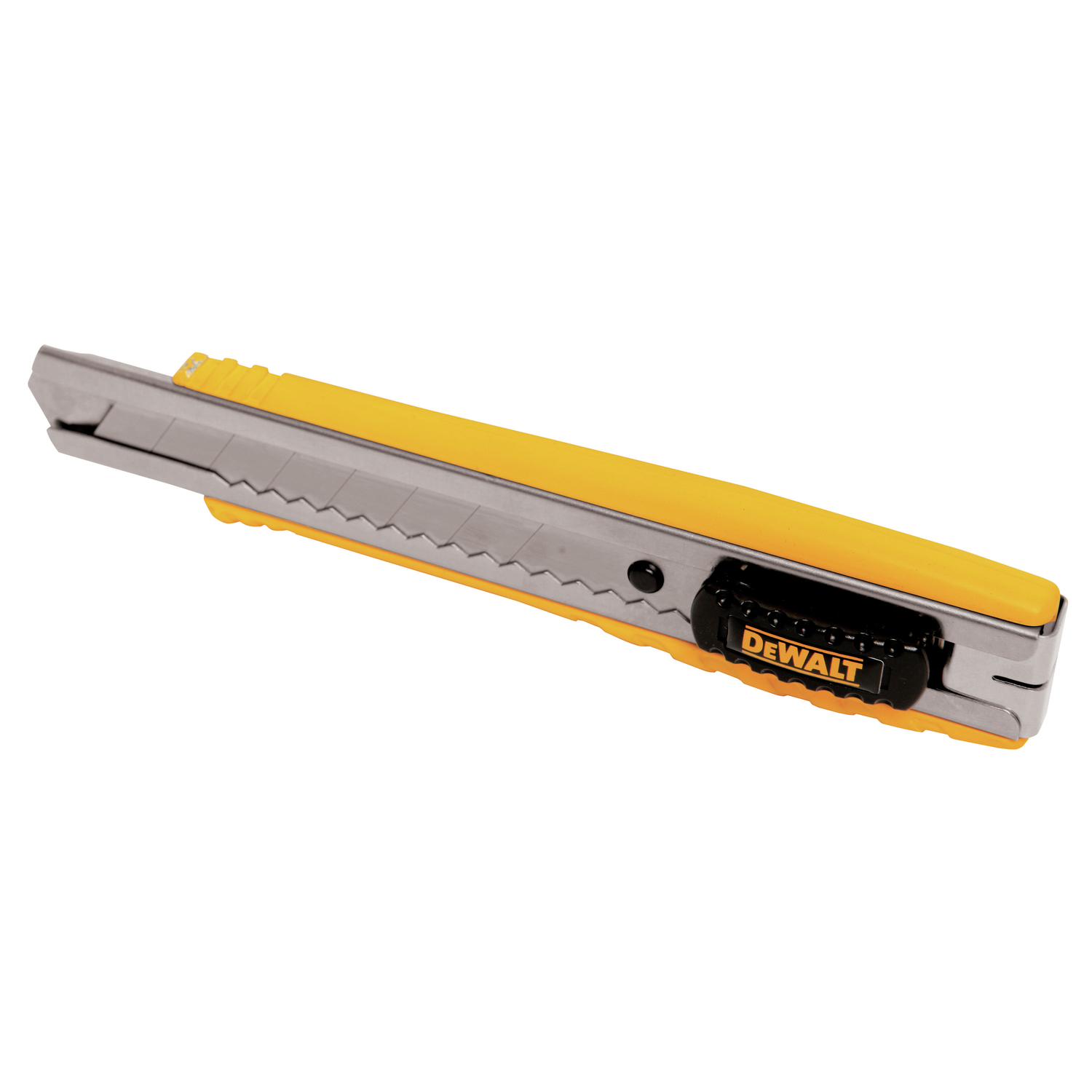 DW 6-1/4 in. Sliding Snap-Off Utility Knife Black/Yellow 1 pk