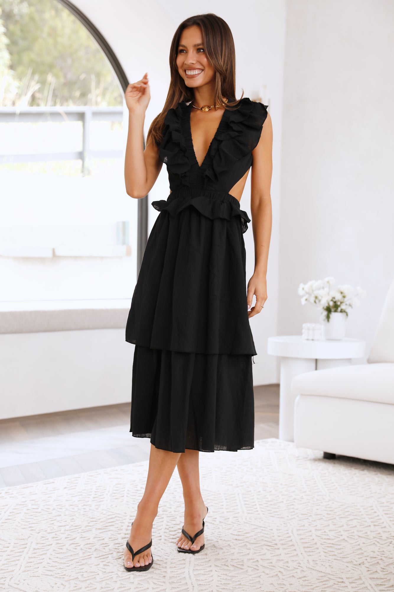 Dive Into Love Maxi Dress Black