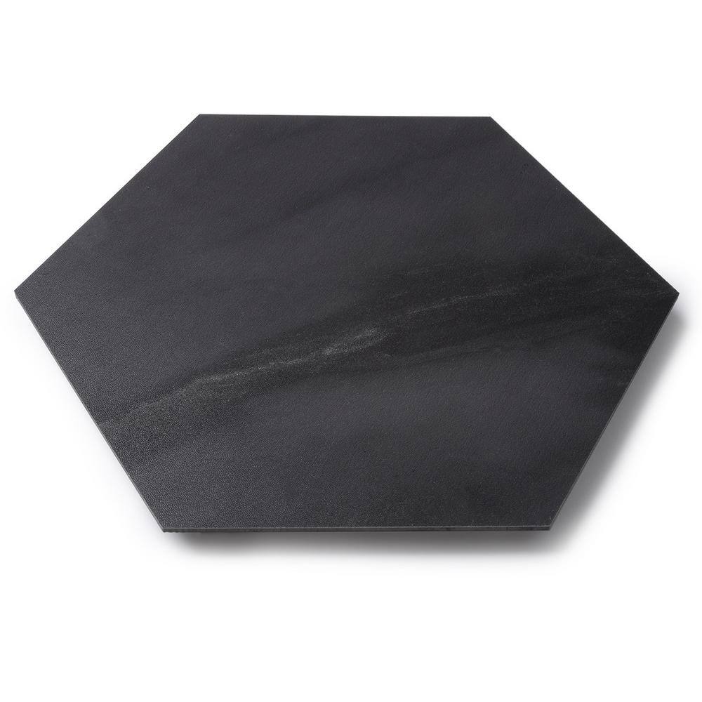 Lucida Surfaces MosaiCore Meteorite 28 MIL x 12 in. W x 10 in. L Glue Down Waterproof Vinyl Tile Flooring (12.3 sqftcase) SC-4157