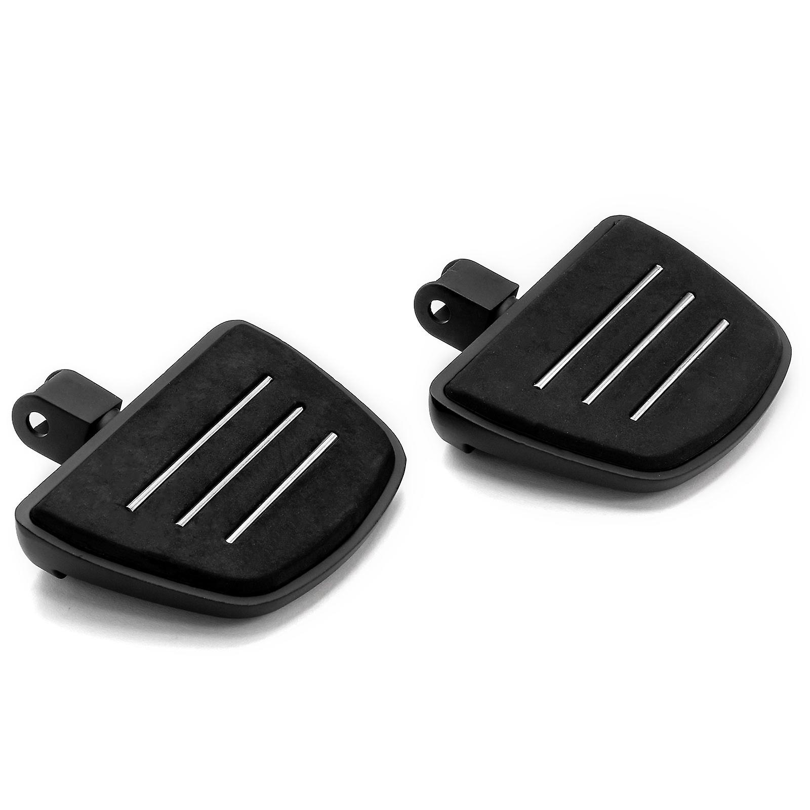 Black Mini Board Floorboards Footpegs Compatible with Honda Shadow Phantom 750 2000-2019 (Front Only)