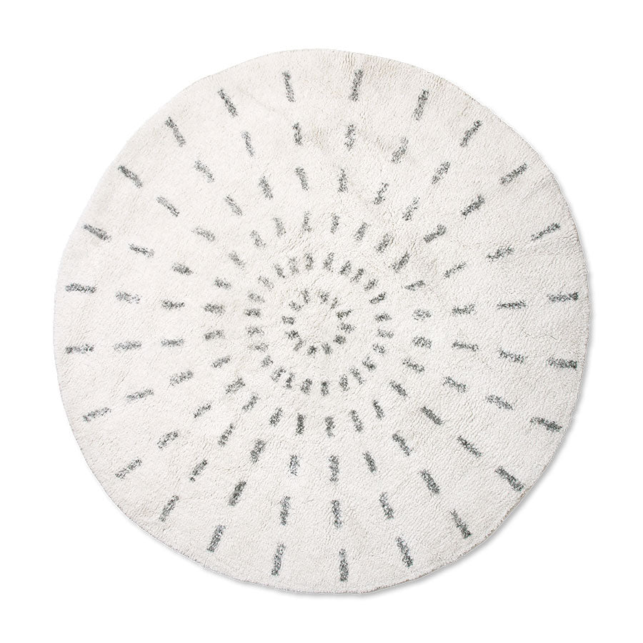 Round bath mat swirl - L