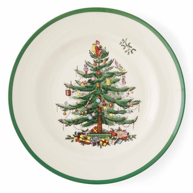 Spode Christmas Tree 10 5 Inch Dinner Plates Set Of 4