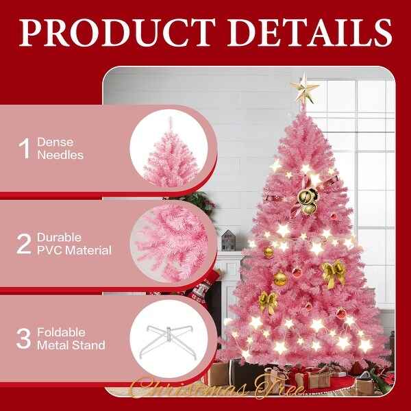 Artificial Christmas Trees With Foldable Metal Stand (6 / 7.5 / 9 ft.)