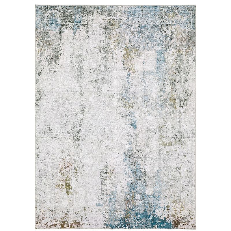 StyleHaven Marissa Washable Faded Ornate Area Rug