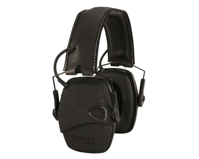 Howard Leight Impact Sport Sound Amplification Electronic Earmuffs with Hard Case - NRR 22dB - R-02601