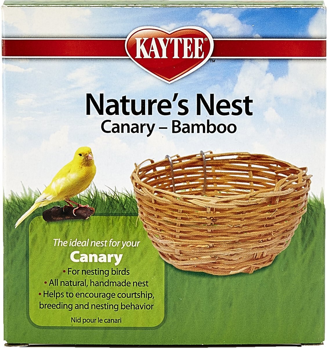 Kaytee Nature's Nest Bamboo Canary Nest