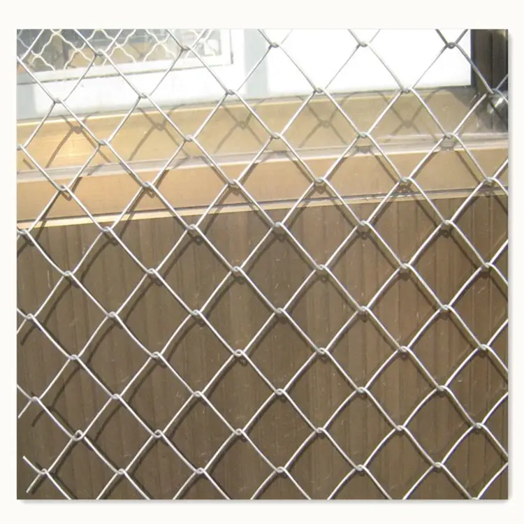 Factory direct supply Galvanized PVC Coated Wire Mesh Chain Link Fence