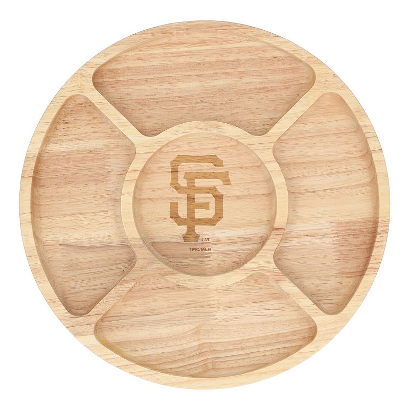 The Memory Company San Francisco Giants Wood Chip and Dip Serving Tray