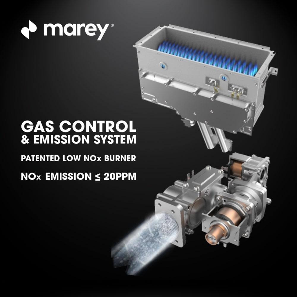 MAREY Whole house solution 8.0 GPM 199000 BTU's Residential Indoor Liquid Propane Gas Tankless Water Heater GA30LP