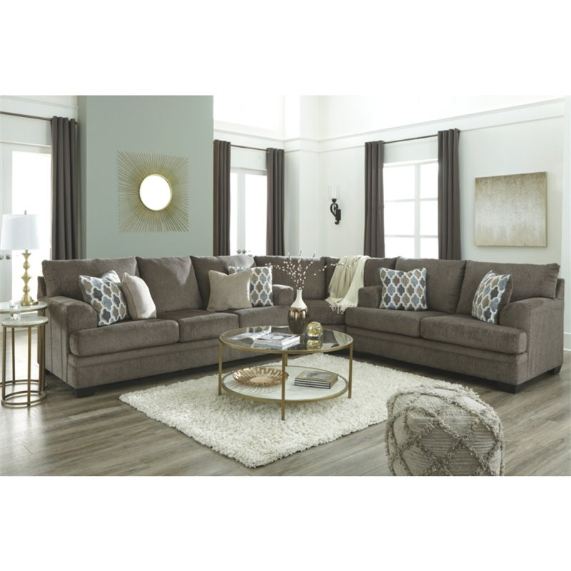 Signature Design by Ashley Dorsten Sofa in Slate   Transitional   Sofas   by Homesquare  Houzz