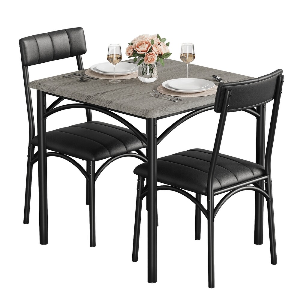 3 Piece Dining Table Set for 2