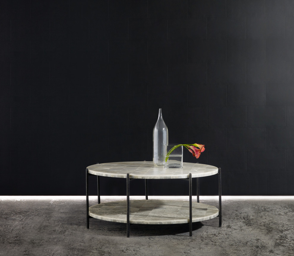 Melange Blythe Cocktail Table   Transitional   Coffee Tables   by Buildcom  Houzz