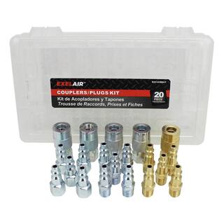 EXELAIR 20-Piece Coupler and Plug Kit EX0320MKIT