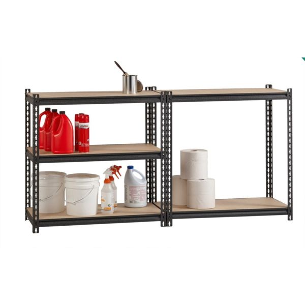 Lorell 2，300 lb Capacity Riveted Steel Shelving