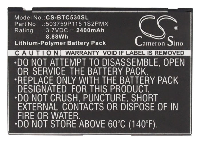 Blaupunkt Lucca 53 Replacement Battery BatteryClerkcom GPS