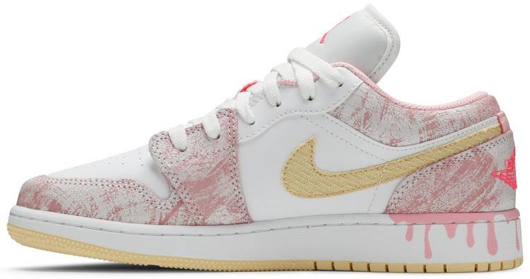 Air Jordan 1 Low GS 'Strawberry Ice Cream' CW7104-601